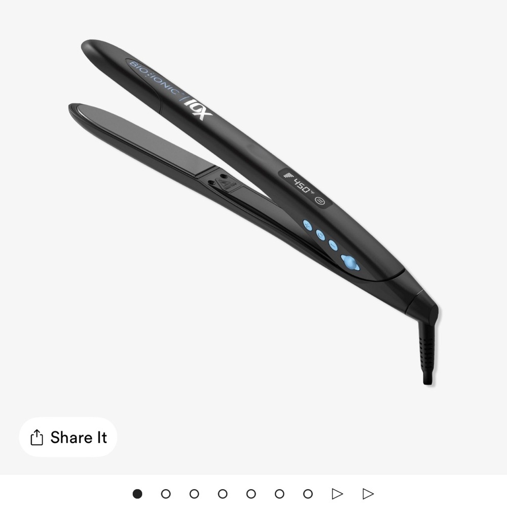 Bio Ionic Black Hair Straightener